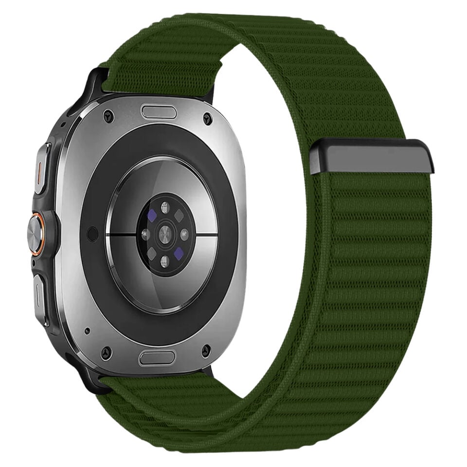 Samsung Galaxy Watch 9 44mm 40mm İle Uyumlu Naylon Spor Loop Kordon Ayarlanabilir Rahat ve Dayanıklı