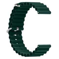 Xiaomi Watch S1 -S1 Active -Mi Watch -Watch Color 22mm Uyumlu Seaflex Ocean Silikon Kordon Haki - Haki