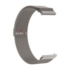 Amazfit Watch GTR 3 Pro-GTR 3-GTR 2e-GTS 2-GTR 47mm 22mm Uyumlu Woven Wire Metal Hasır Kordon Starlight