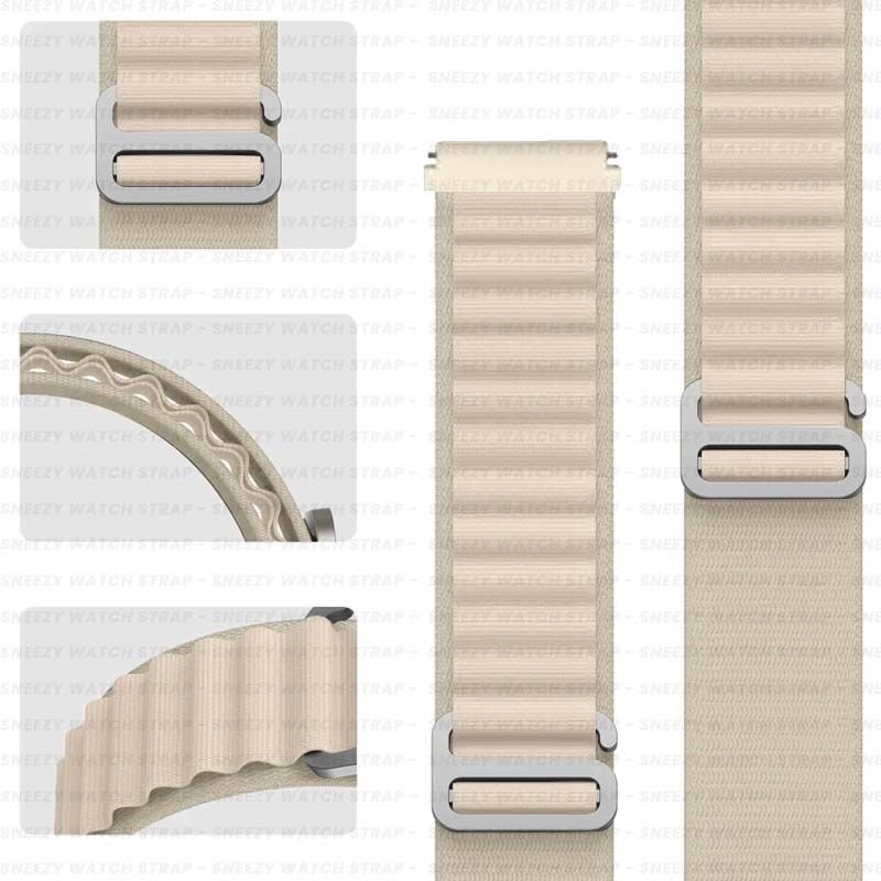 Xiaomi Watch S1 -S1 Active -Mi Watch -Watch Color 22mm Uyumlu Frost Alpine Loop Kordon Starlight