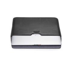 Sneezy Macbook Pro 13 İnç 2015 A1502 Uyumlu PortaPivo Standlı Deri Taşıma Çantası Siyah - Siyah