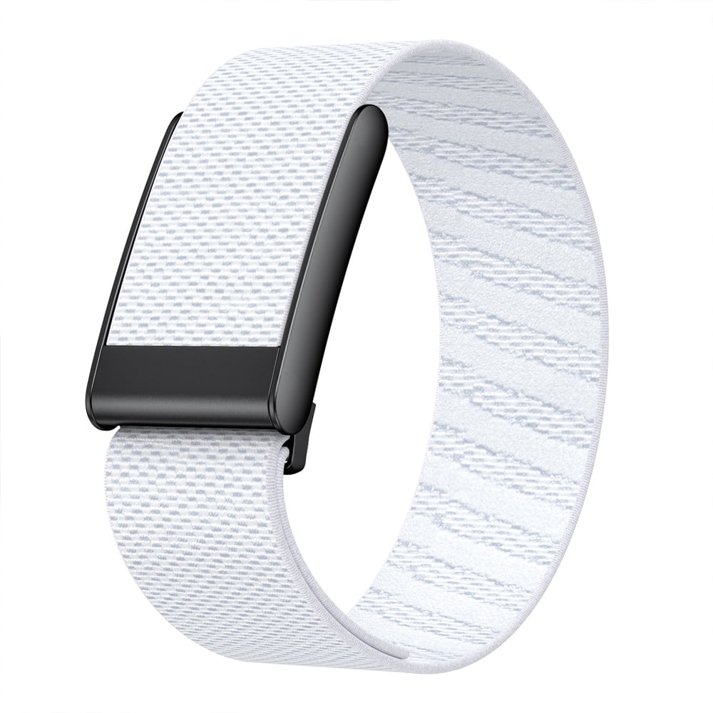 Sneezy WHOOP Peak 5.0 ile Uyumlu Nylon Loop Ayarlanabilir Spor Kordon Siyah Metal Kasalı