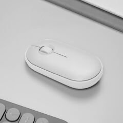 Tüm Tablet Telefon Bilgisayar Uyumlu B150 610-006716 Sessiz Optik Kablosuz Mouse Pilli Beyaz