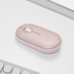 Tüm Tablet Telefon Bilgisayar Uyumlu B150 610-006716 Sessiz Optik Kablosuz Mouse Pilli Pembe