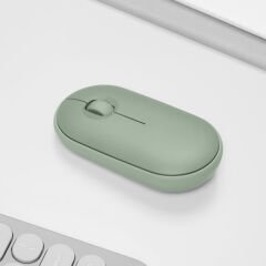 Tüm Tablet Telefon Bilgisayar Uyumlu B150 610-006716 Sessiz Optik Kablosuz Mouse Pilli Yeşil