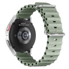 Huawei Watch Ultimate – Watch Buds 22mm Uyumlu Seaflex Ocean Silikon Kordon Su Yeşili - Su yeşili