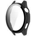 Huawei Watch GT6 46mm Kasa Uyumlu Kılıf Sert PC Kasa ve Ekran Koruyucu Kılıf Siyah