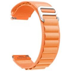 Huawei Watch Ultimate – Watch Buds 22mm Uyumlu Frost Alpine Loop Kordon Turuncu