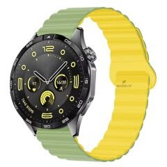 Amazfit Watch GTR 3 Pro-GTR 3-GTR 2e-GTS 2-GTR 47mm 22mm Uyumlu Harmony Duo Magnetik Silikon Kordon Mint