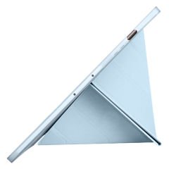 Samsung Galaxy Tab S7 Fe T735 / T737 / T730 12.4 İnç Katlanabilir Kalemlikli Standlı Akıllı Kılıf Mavi - Mavi