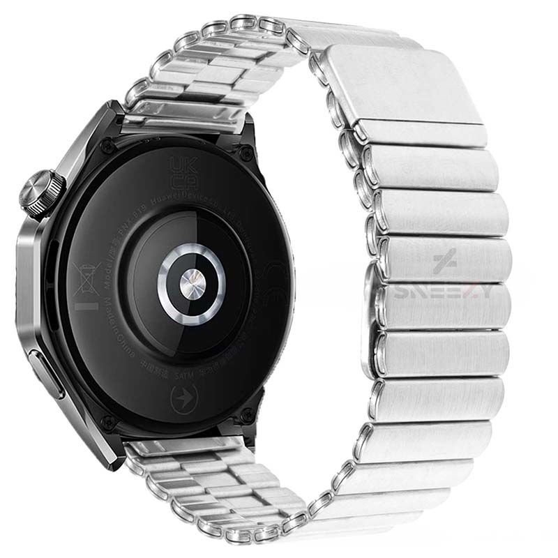Sneezy Huawei Watch Ultimate – Watch Buds İle Uyumlu 22mm Clasp Manyetik Metal Kordon