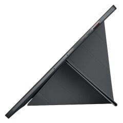 Samsung Galaxy Tab S7 Fe T735 / T737 / T730 12.4 İnç Katlanabilir Kalemlikli Standlı Akıllı Kılıf Siyah - Siyah