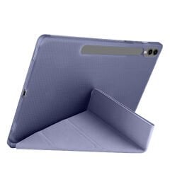 Samsung Galaxy Tab S7 Plus T970 12.4 İnç Katlanabilir Kalemlikli Standlı Akıllı Kılıf Lavanta - Lavanta