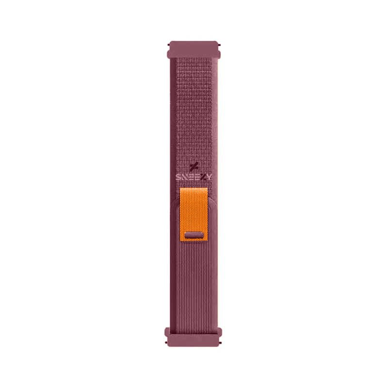 Sneezy Mi Watch S4 41mm Uyumlu Kordon Trail Loop Cırtlı Yumuşak Kumaş Şık Kordon Kırmızı