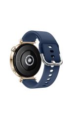Huawei Watch Gt2 42mm Ile Uyumlu 20mm Purelux Soft Tokalı Silikon Kordon Dayanıklı Spor Stil Lacivert