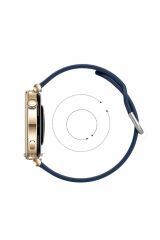 Huawei Watch Gt2 42mm Ile Uyumlu 20mm Purelux Soft Tokalı Silikon Kordon Dayanıklı Spor Stil Lacivert