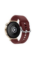 Huawei Watch Gt2 42mm Ile Uyumlu 20mm Purelux Soft Tokalı Silikon Kordon Dayanıklı Spor Stil Mürdüm