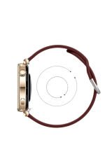 Huawei Watch Gt2 42mm Ile Uyumlu 20mm Purelux Soft Tokalı Silikon Kordon Dayanıklı Spor Stil Mürdüm