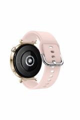 Huawei Watch Gt2 42mm Ile Uyumlu 20mm Purelux Soft Tokalı Silikon Kordon Dayanıklı Spor Stil Pudra