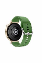 Huawei Watch Gt2 42mm Ile Uyumlu 20mm Purelux Soft Tokalı Silikon Kordon Dayanıklı Spor Stil Haki