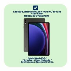 Samsung Galaxy Tab S9 Plus X810 12.4 İnç Katlanabilir Kalemlikli Standlı Akıllı Kılıf Haki