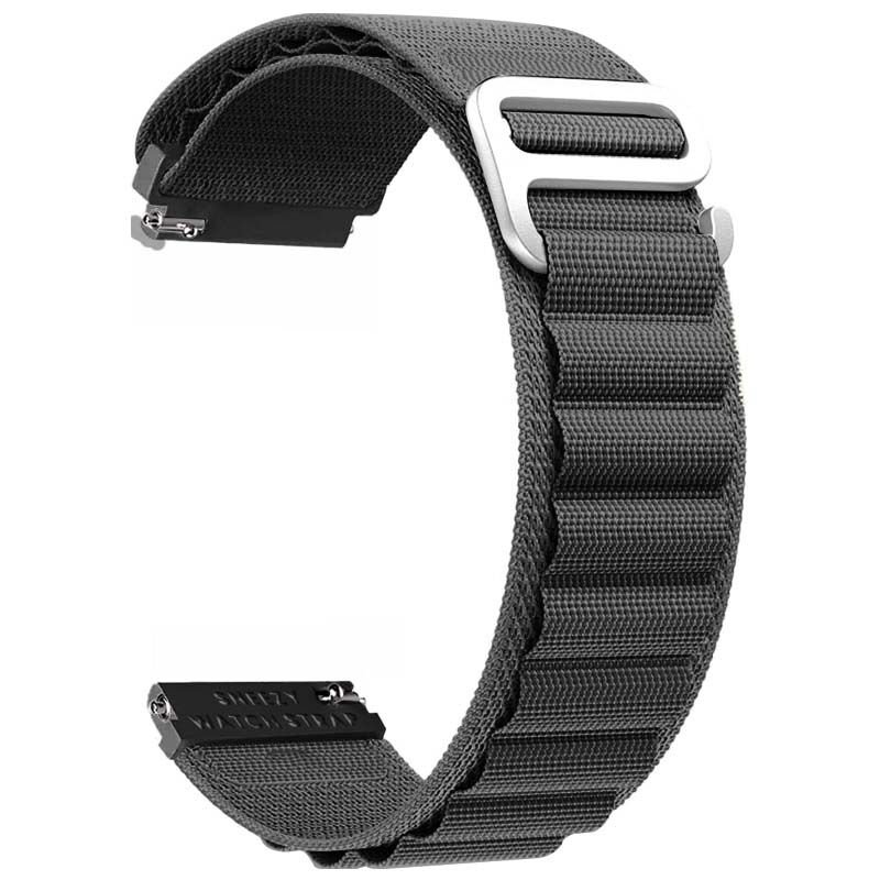 Honor Magic Watch 2 – Watch Magic – Watch Gs3 22mm Uyumlu Frost Alpine Loop Kordon Siyah