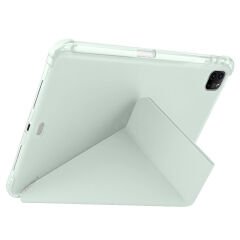 Apple iPad Pro 11 inç 2.Nesil 2020 Uyumlu Kılıf Üçgen Katlanabilir Kalem Şarj Bölmeli Kılıf