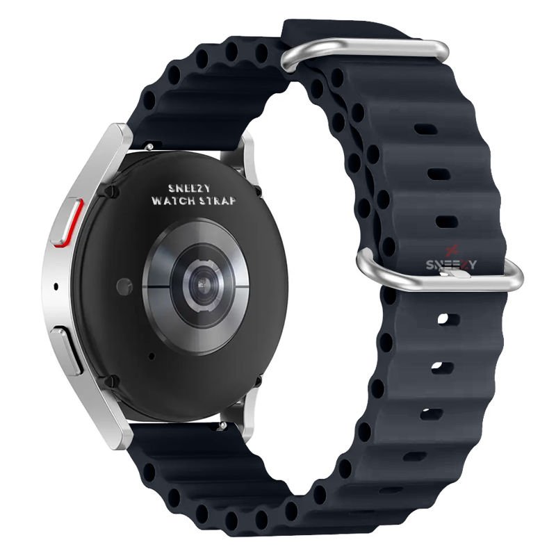 Honor Magic Watch 2 – Watch Magic – Watch Gs3 22mm Uyumlu Seaflex Ocean Silikon Kordon Midnight - Midnight