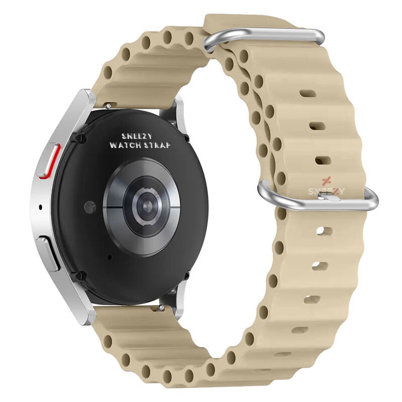 Honor Magic Watch 2 – Watch Magic – Watch Gs3 22mm Uyumlu Seaflex Ocean Silikon Kordon Starlight - Starlight