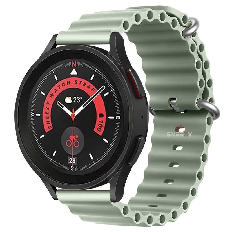 Honor Magic Watch 2 – Watch Magic – Watch Gs3 22mm Uyumlu Seaflex Ocean Silikon Kordon Su Yeşili - Su yeşili