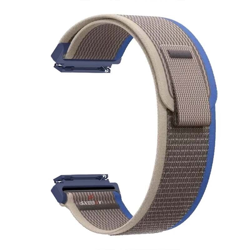 Huawei Watch GT2 Elite-Sport-Classic 46mm-GT2 Pro 22mmUyumlu Wander Trail Loop Kordon Mavi