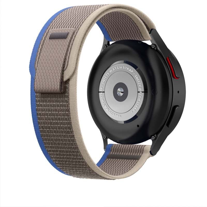 Huawei Watch GT Runner-Sport 46mm- GT2 E 22mmUyumlu Wander Trail Loop Kordon Mavi