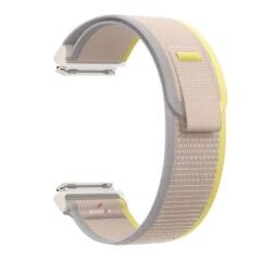 Huawei Watch GT Runner-Sport 46mm- GT2 E 22mmUyumlu Wander Trail Loop Kordon Sarı