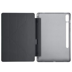 Samsung Galaxy Tab S9 X710 11 İnç Katlanabilir Kalemlikli Standlı Akıllı Kılıf Siyah - Siyah